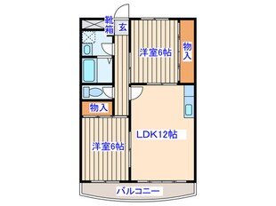 カンフォ－トハイツ泉の物件間取画像